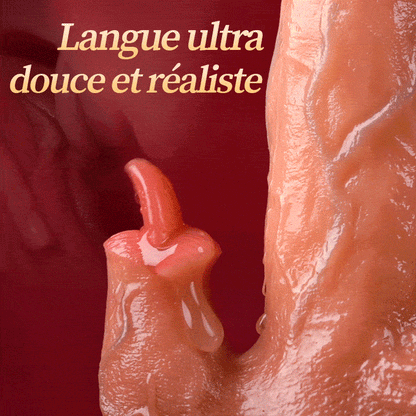 Acmejoy - Sex Machine 90° Réglable Automatiquement 8 Godes Vibrants, Vibrants et Léchants Vibrateur