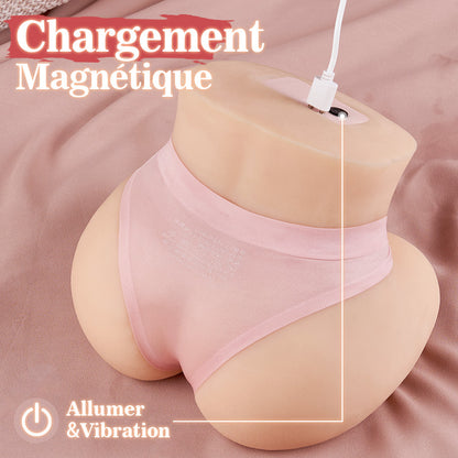 Rossi – Secoueur de fesses réaliste à 6 modes, utilisable sous tous les angles, 2,12 kg/4,67 lbs