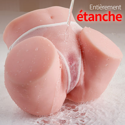HERA - Poupée sexuelle avec vibration & fonction d’aspiration – Expérience d’oral réaliste, 6 modes de vibration et 3 modes d’aspiration, matériau TPE