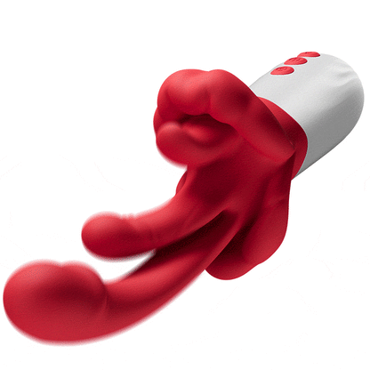 Tindra - nouveau vibromasseur 4 en 1 amélioré avec léchage de langue, mouvements oscillants, chauffage et stimulation du point G pour femmes