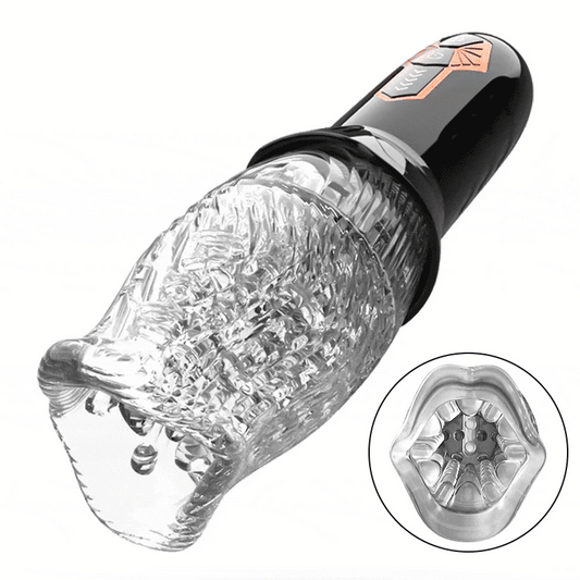 TORNADO - Masturbateur Cup coque souple et transparente