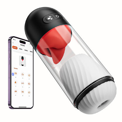 Masturbateur Oralsex-Banshee 4 en 1，Détachable，9Rotation 9Vibration，IPX7