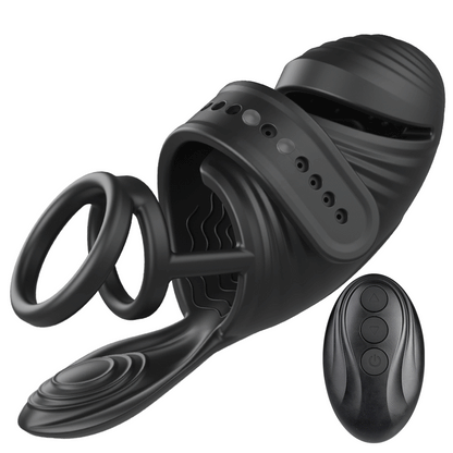 Ayn - Vibrateur pénien avec 7 vibrations pour retarder l'éjaculation