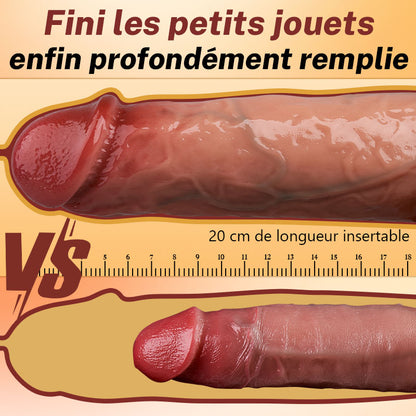 Marcus - Godemichet Thrusting Épais de 10,04" pour un Plaisir Profond et Puissant destiné aux Femmes Expérimentées