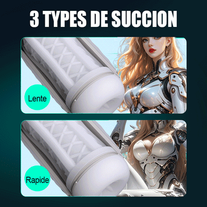 【Lubrifiant gratuit inclus】NOVA-Mécanique 3 Sucer 4 Vibration APP Contrôlé Masturbateur masculin
