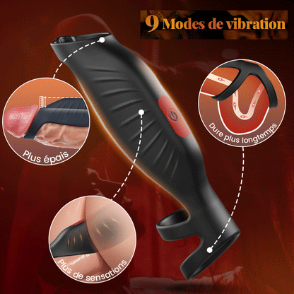 【Nouveaux produits】SemenSentry - Anneau pénien à haute efficacité par vibration à 9 fréquences