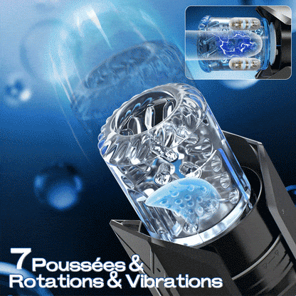 King – Suction puissante, enveloppement 360° profond et serré, facile à nettoyer