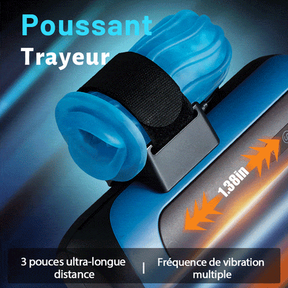 700 coups par minute 6 coups 10 Masturbateur cup vibrant