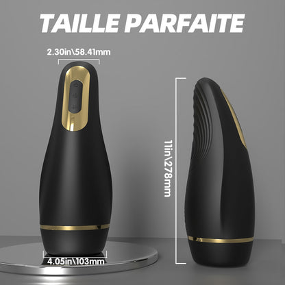 9 vibrant à 5 succion Masturbateur masculin