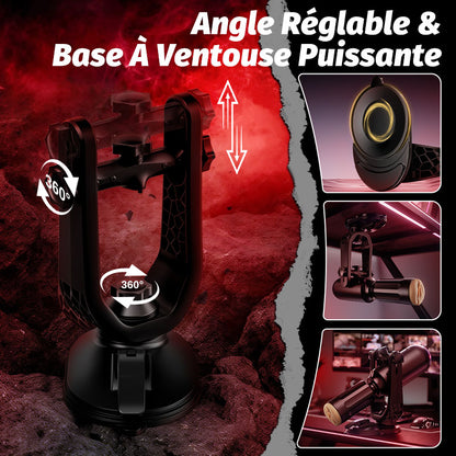 ThrustMax Masturbateur Automatique Mains Libres avec Support
