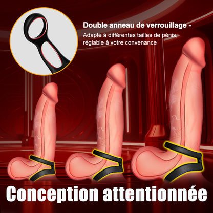 SAUL 3 Télescopique 12 Vibration Vibromasseur de Prostate
