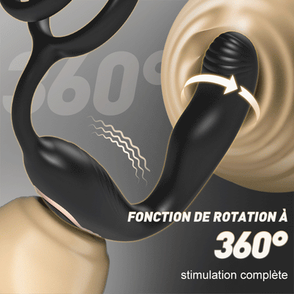 Leonard - 10-Frequenz-Vibration + Rotation, Anuserweiterung, beispiellose Stimulation