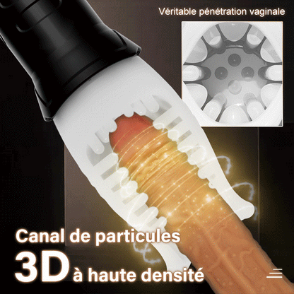 TORNADE 2 EN 1  Masturbateur Cup 5 Rotations +10 Vibrations Acmejoy