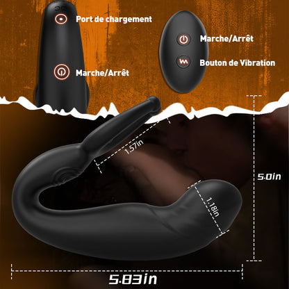 Rainstorm - Vibromasseur Anal  Masser Prostate 3 en 1 multifonction