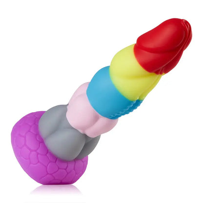 Grand gode arc-en-ciel avec ventouse Acmejoy